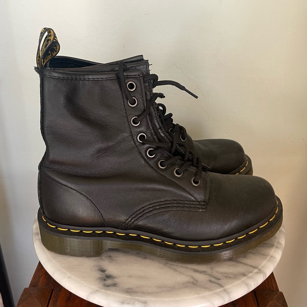Dr. Martens Black Leather Boots